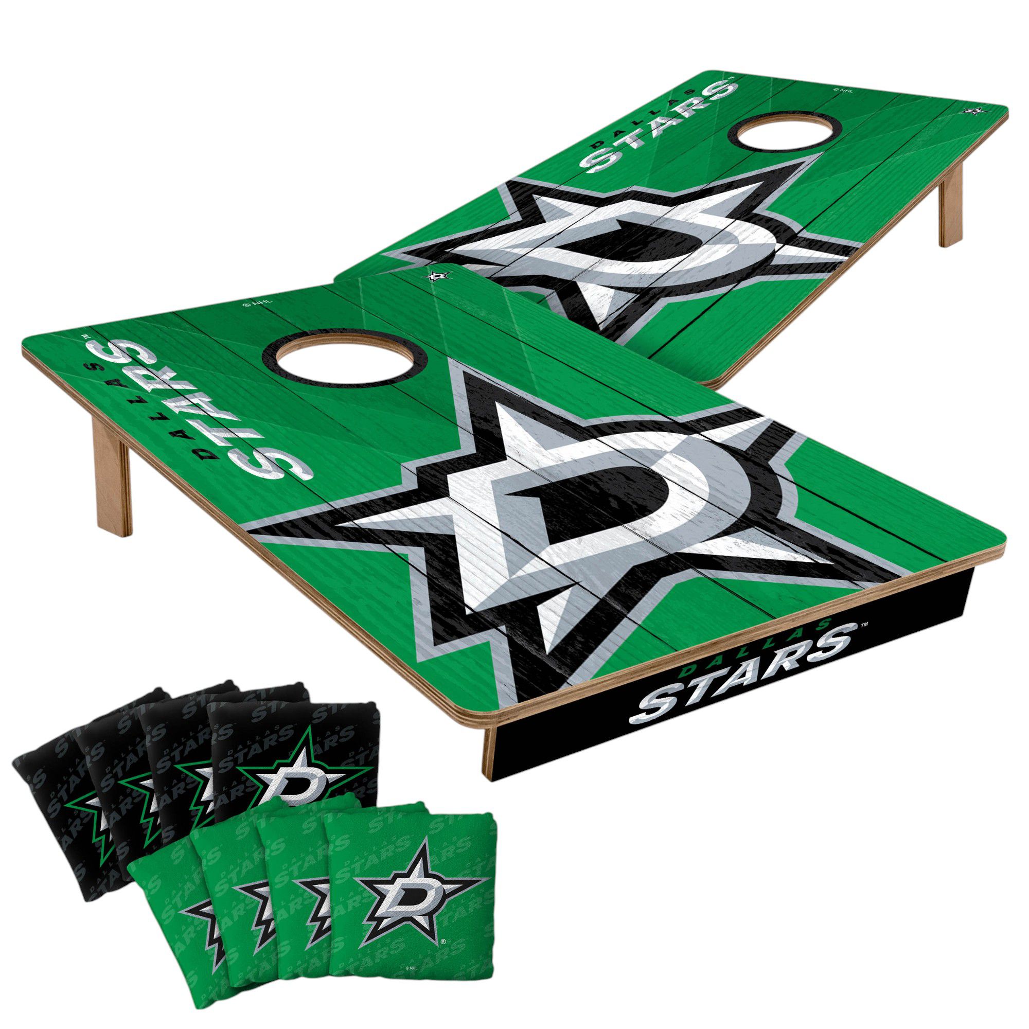 YouTheFan Dallas Stars 2' x 3' Cornhole Boards product image