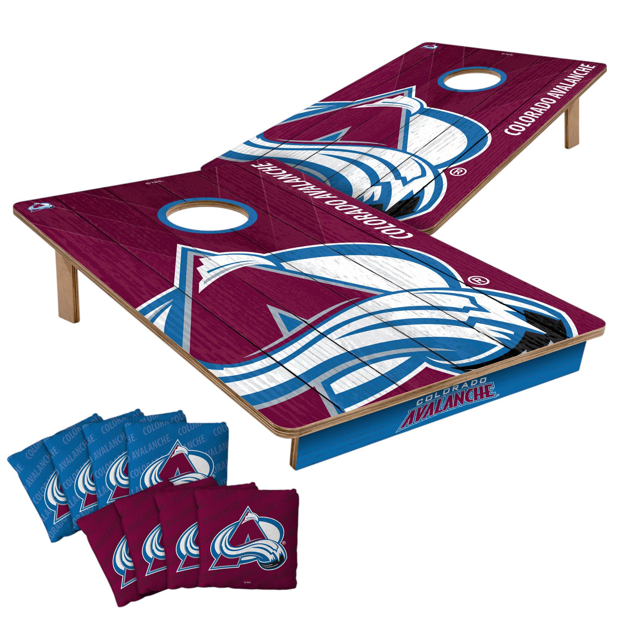 YouTheFan Colorado Avalanche 2' x 3' Cornhole Boards product image