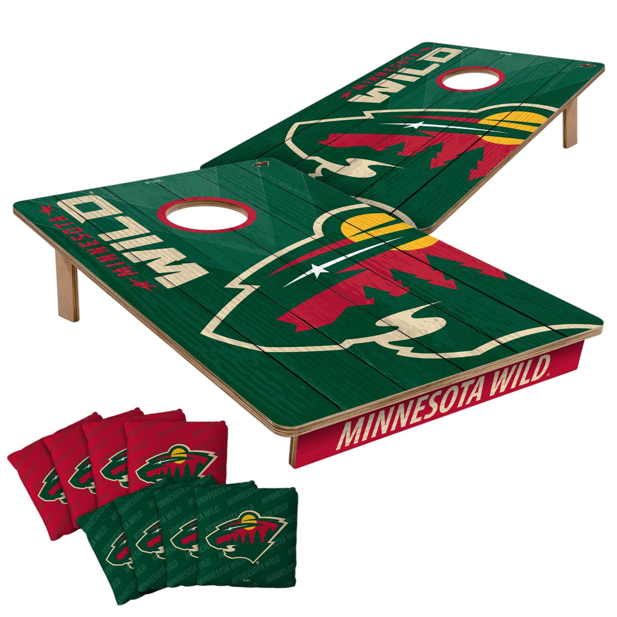 YouTheFan Minnesota Wild 2' x 3' Cornhole Boards product image