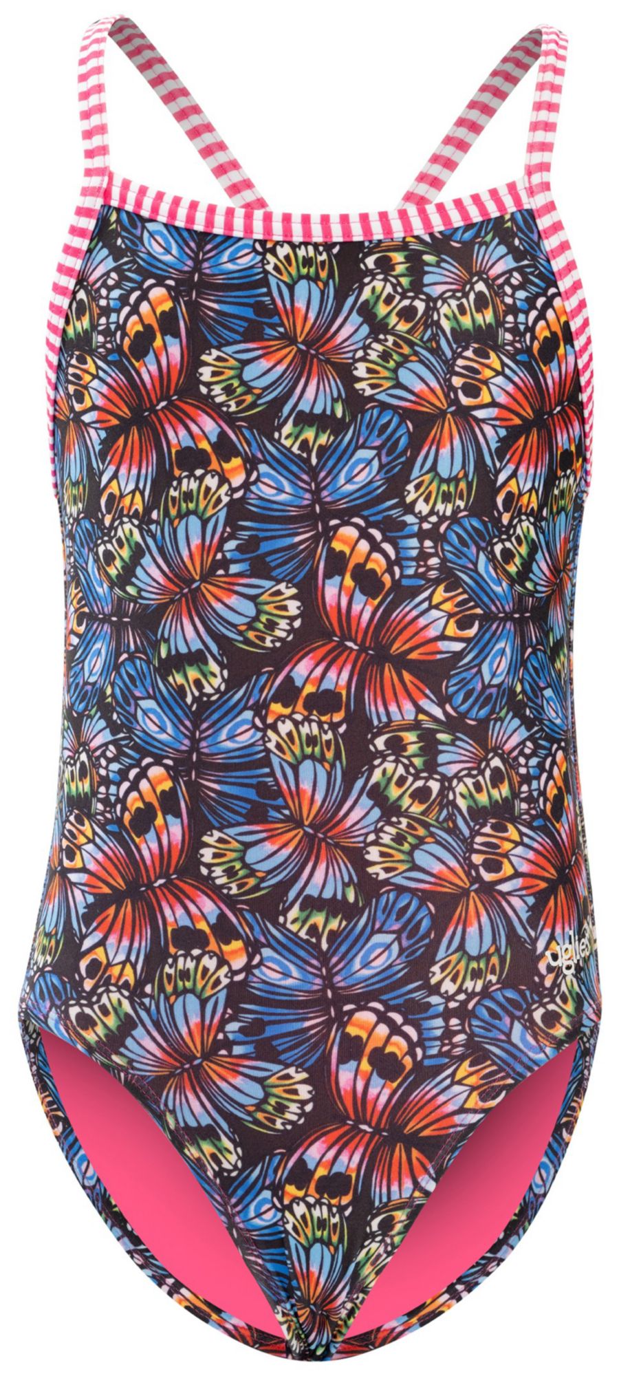 Dolfin Girls' Uglies Flutter By Criss-Cross Back One-Piece Swimsuit product image