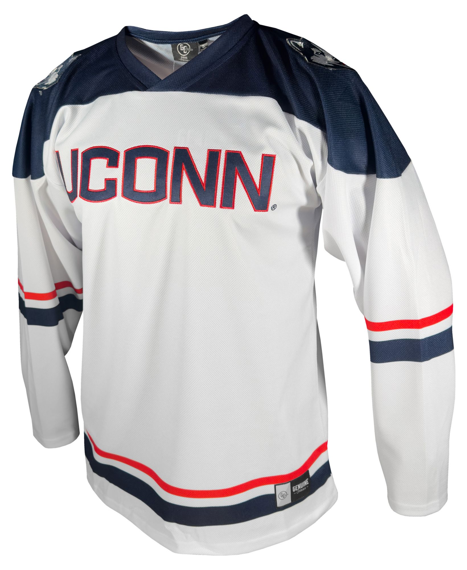 Genuine Collective Men's UConn Huskies White Replica Home Hockey Jersey product image