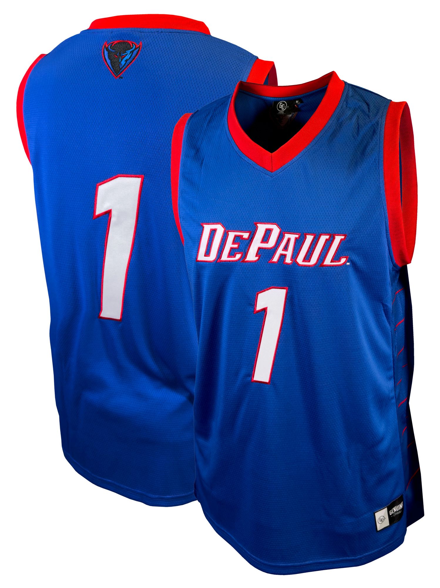 Genuine Collective Men's DePaul Blue Demons Royal Away Replica Basketball Jersey product image