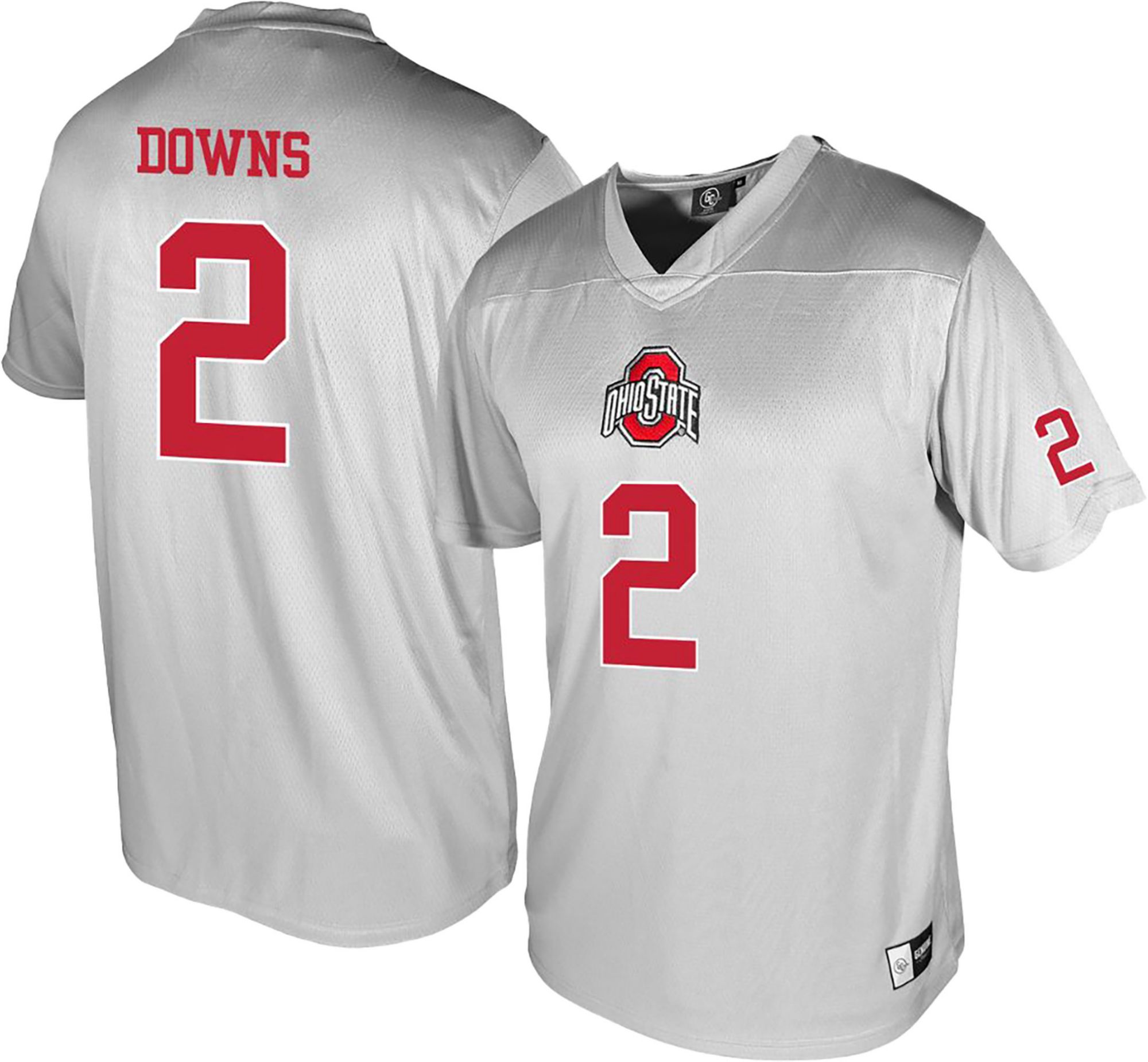 Genuine Collective Men's Ohio State Buckeyes Caleb Downs #2 Gray Alternate Jersey product image