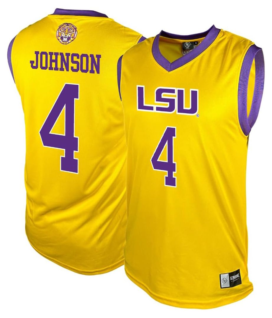 Genuine Collective Women's LSU Tigers Flau'jae Johnson #4 Gold Jersey product image