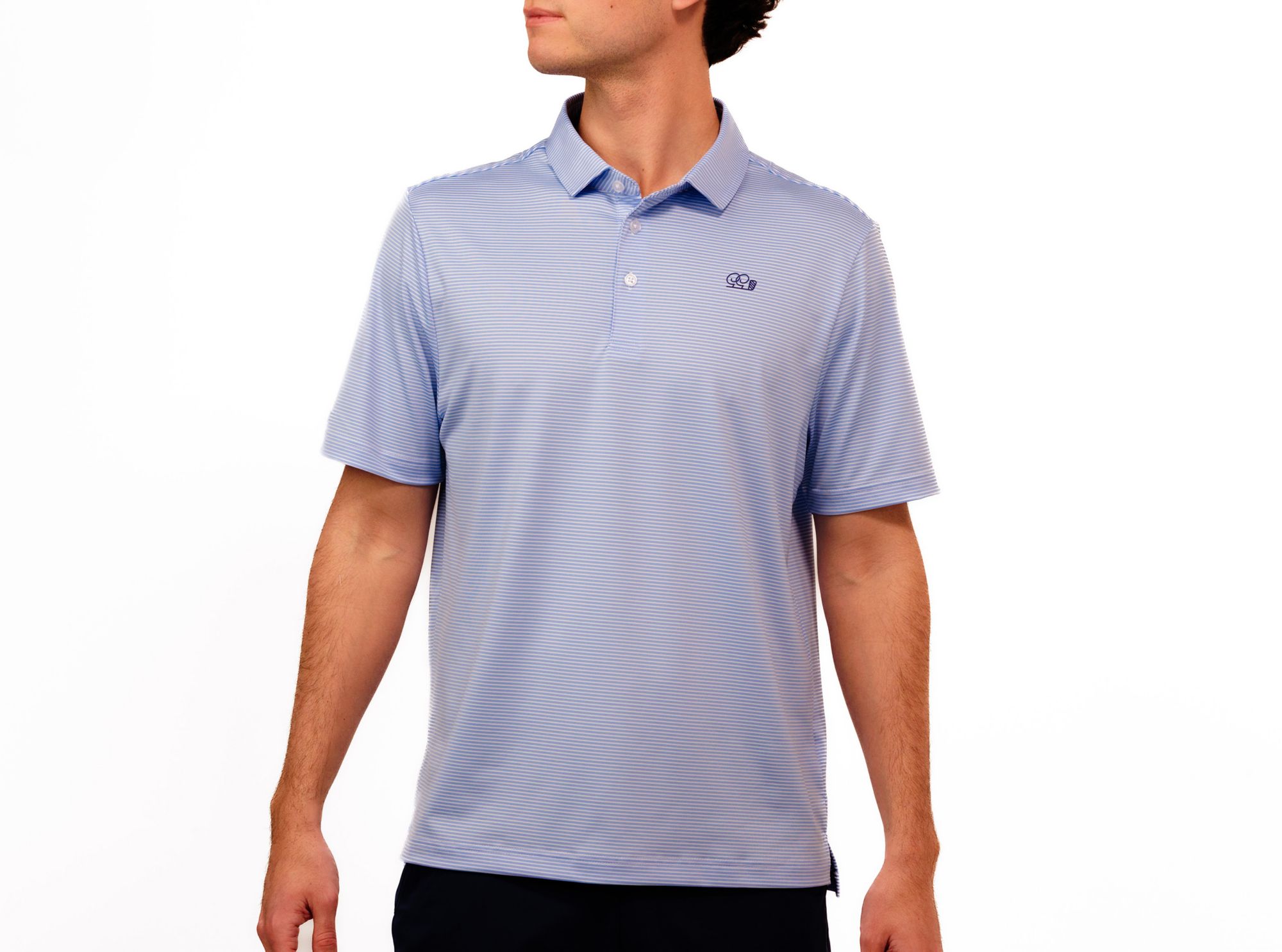 Good Good Golf Men's Birdie Blue Golf Polo product image
