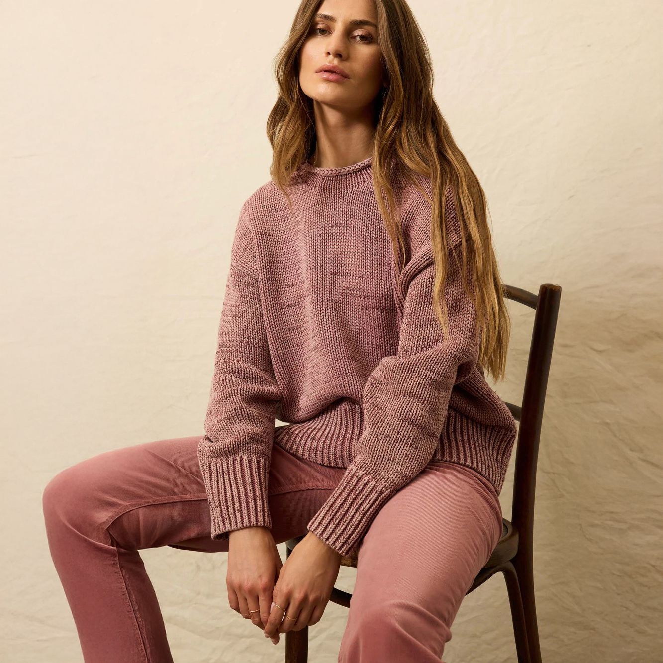 Faherty Women's Sunwashed Cotton Sweater product image