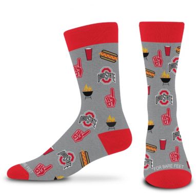 sorry, For Bare Feet Adult Ohio State Buckeyes Tailgate Socks is currently out of stock