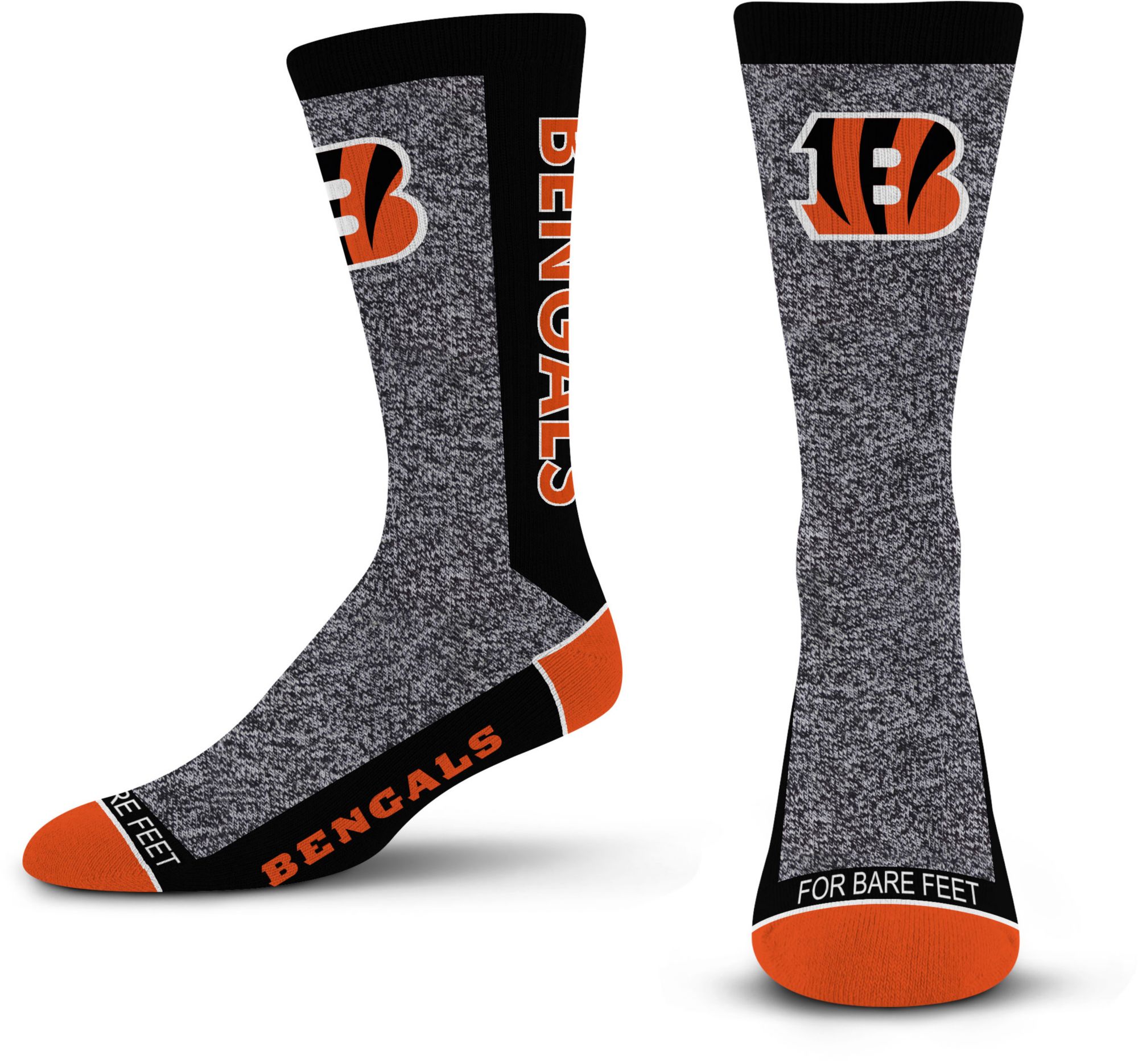 For Bare Feet Adult Cincinnati Bengals Marble MVP Socks product image
