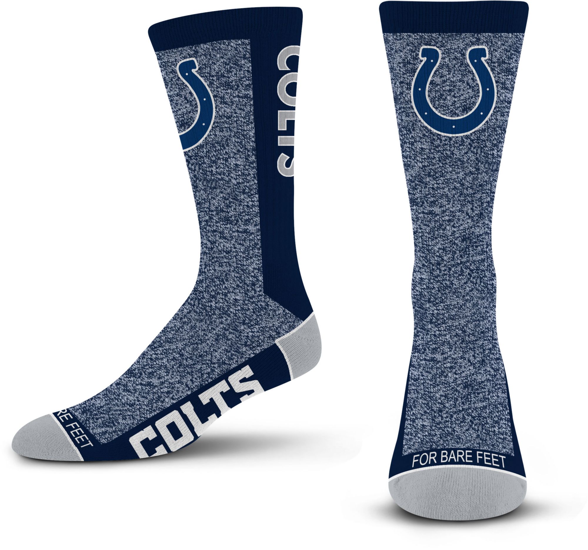 For Bare Feet Adult Indianapolis Colts Marble MVP Socks product image