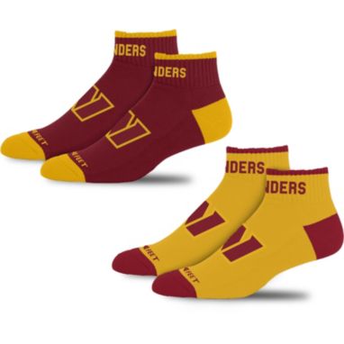 sorry, For Bare Feet Adult Washington Commanders Front & Center 2 Pack Socks is currently out of stock
