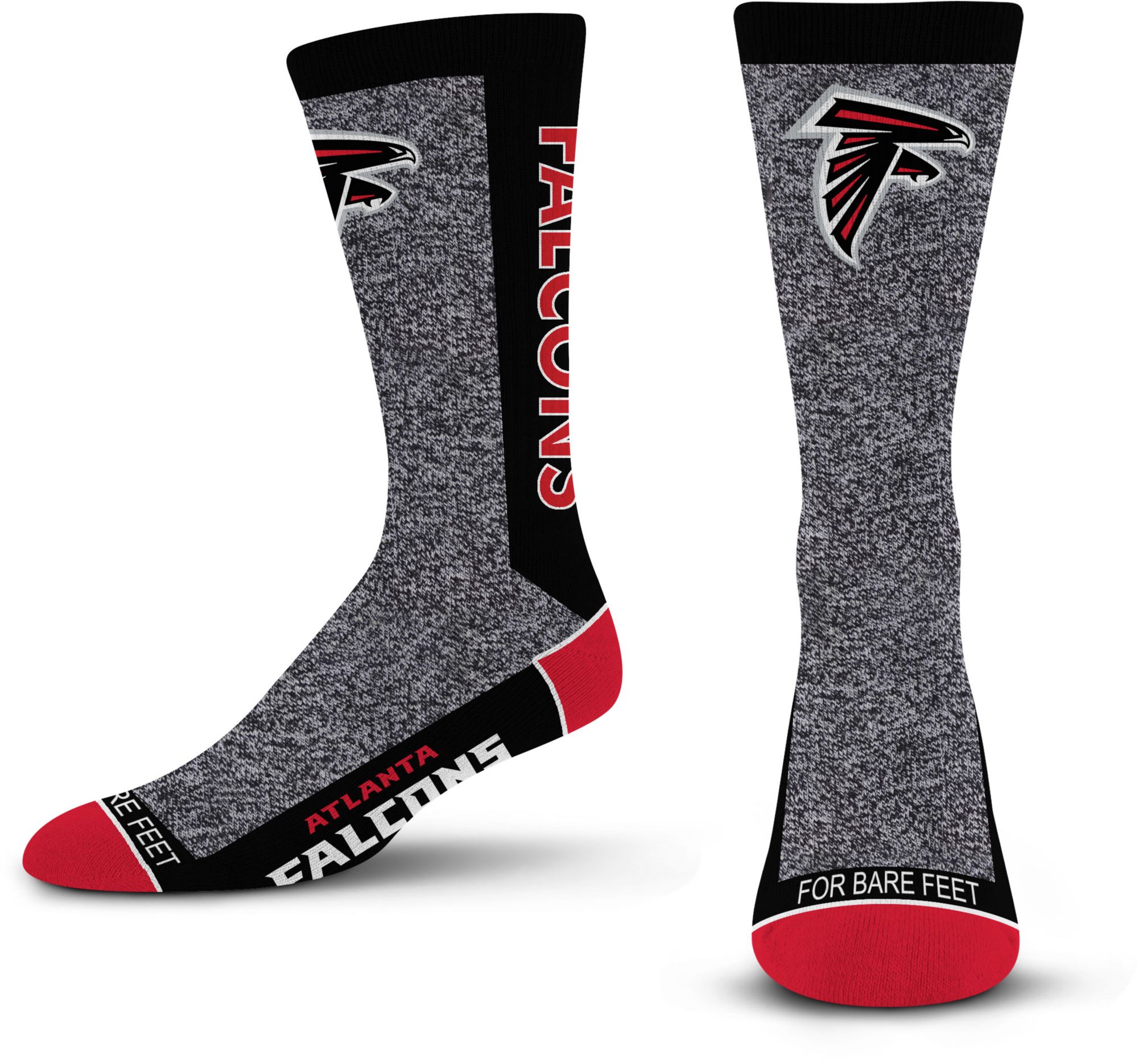 For Bare Feet Adult Atlanta Falcons Marble MVP Socks product image