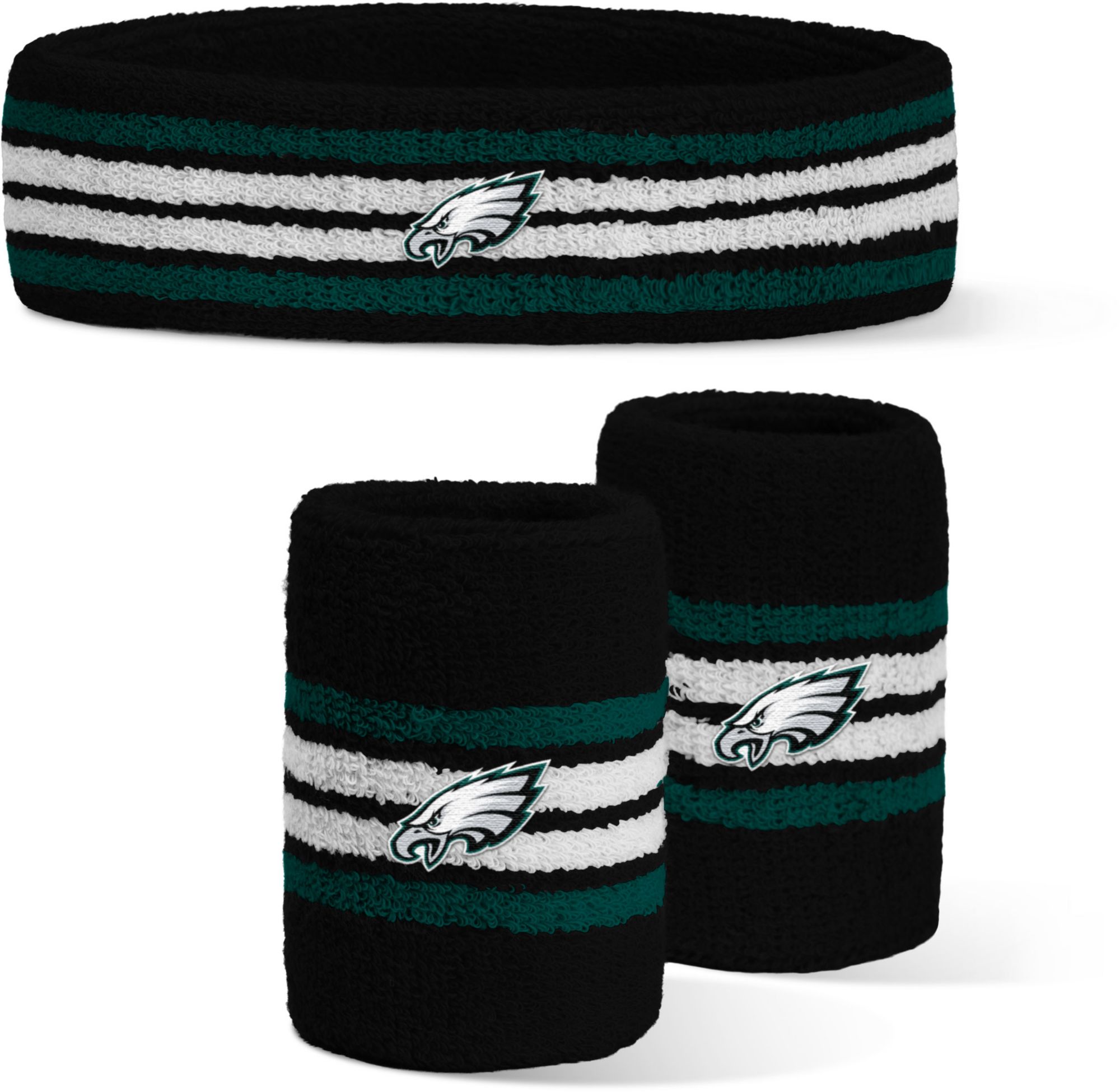 For Bare Feet Philadelphia Eagles Headband and Wristband Set product image