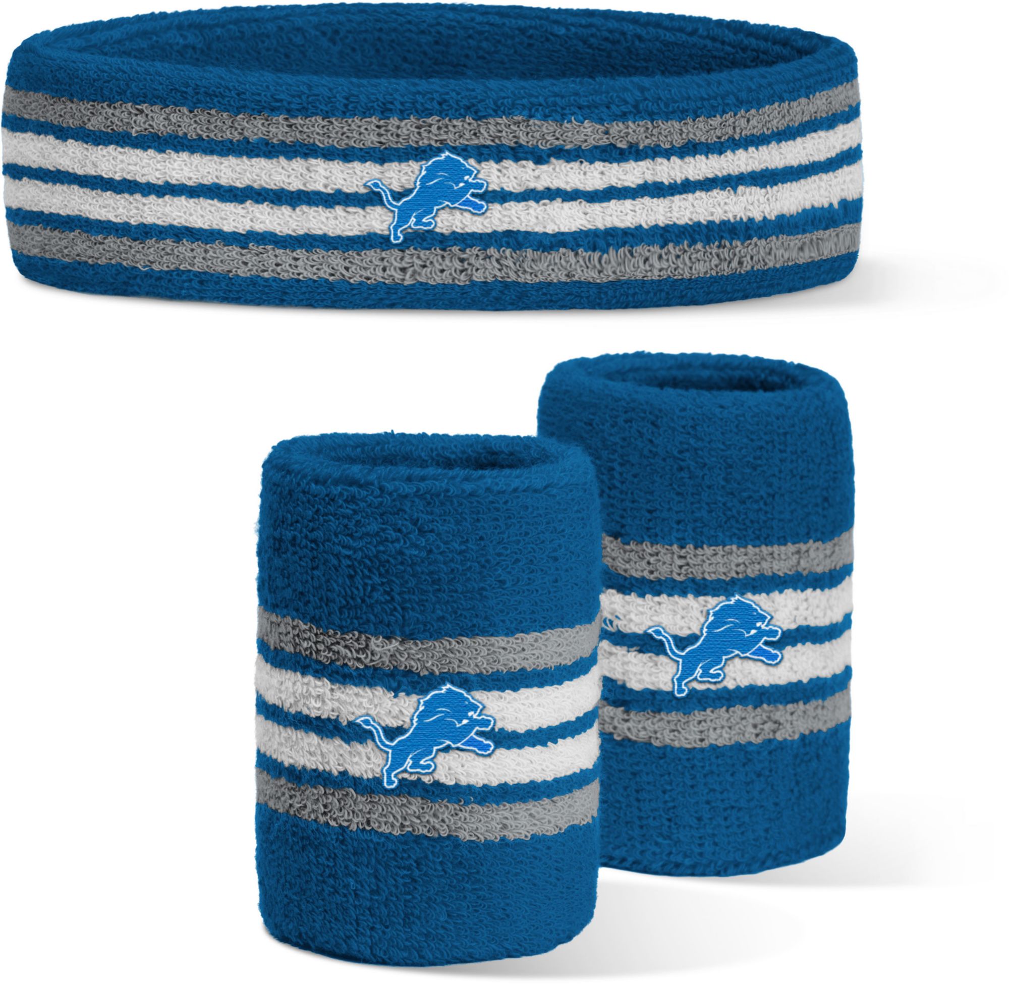 For Bare Feet Detroit Lions Headband and Wristband Set product image