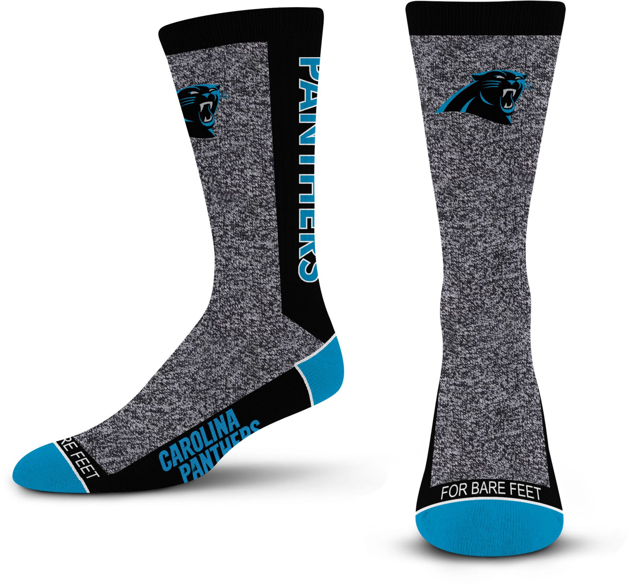 For Bare Feet Adult Carolina Panthers Marble MVP Socks product image