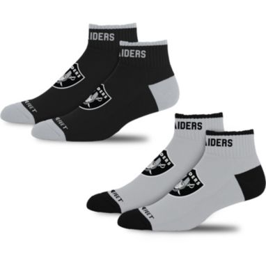 sorry, For Bare Feet Adult Las Vegas Raiders Front & Center 2 Pack Socks is currently out of stock