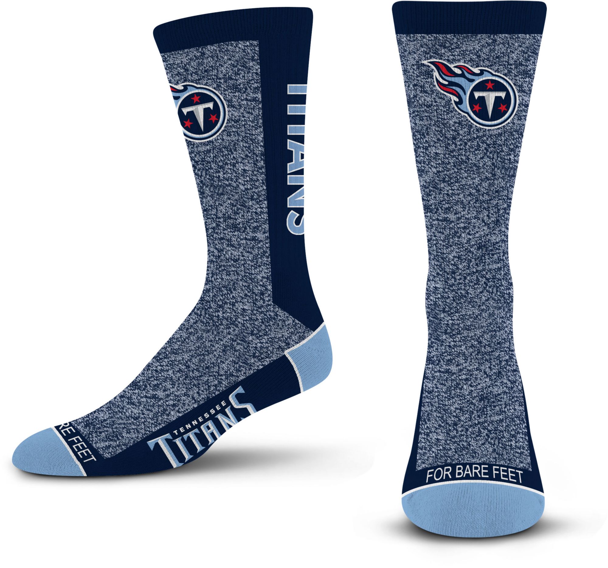 For Bare Feet Adult Tennessee Titans Marble MVP Socks product image
