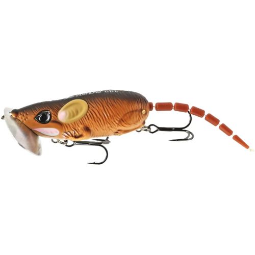 deep lake fishing lures X Northern Lights Series Dr. Evil Surface Bait orange toxic Default Category/Berkley Fitted with ultra Bass Pro Shops Logo Model:TCS-C-761Hb