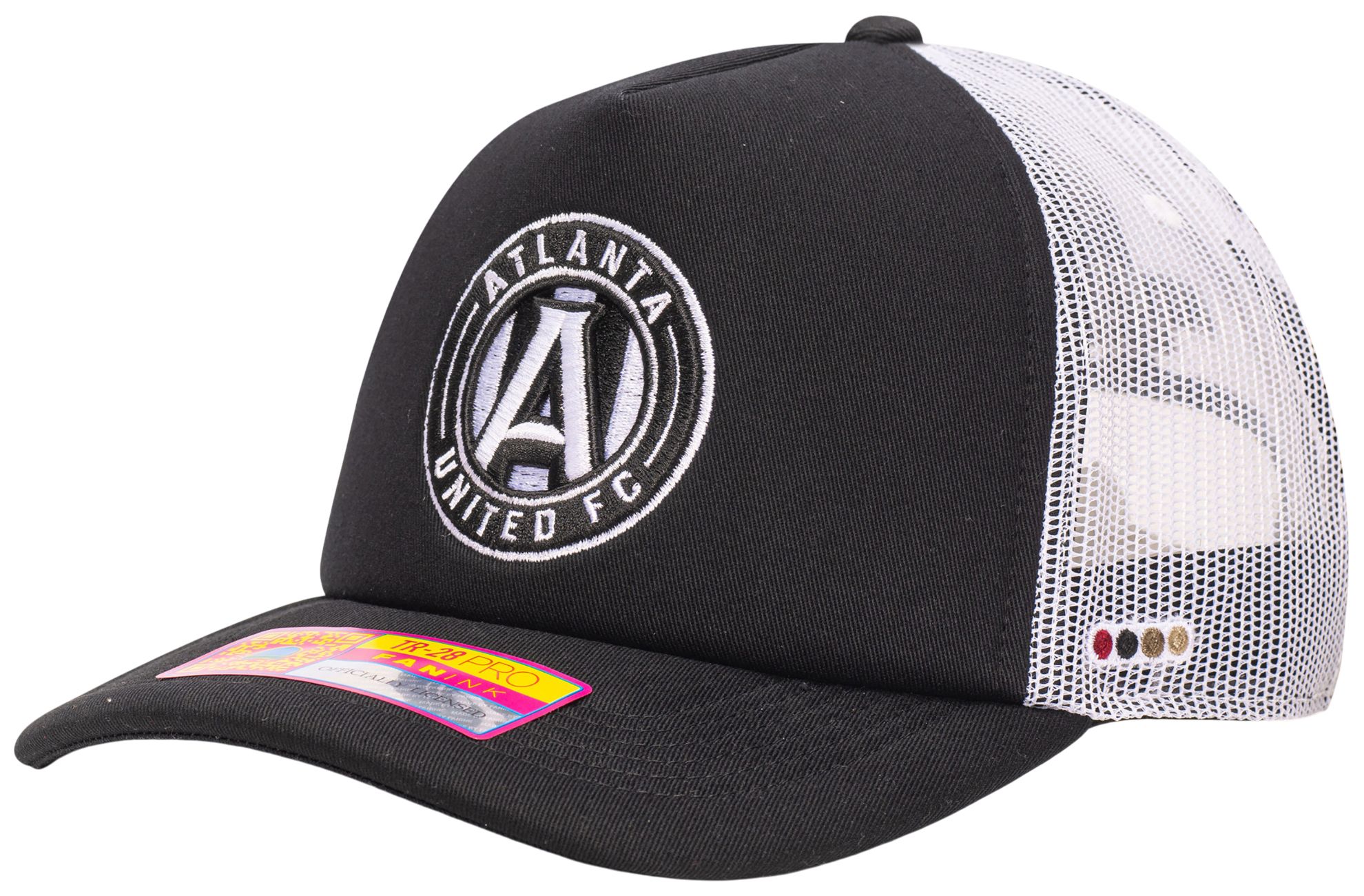 Fan Ink Men's Atlanta United Black Logo Adjustable Trucker Hat product image
