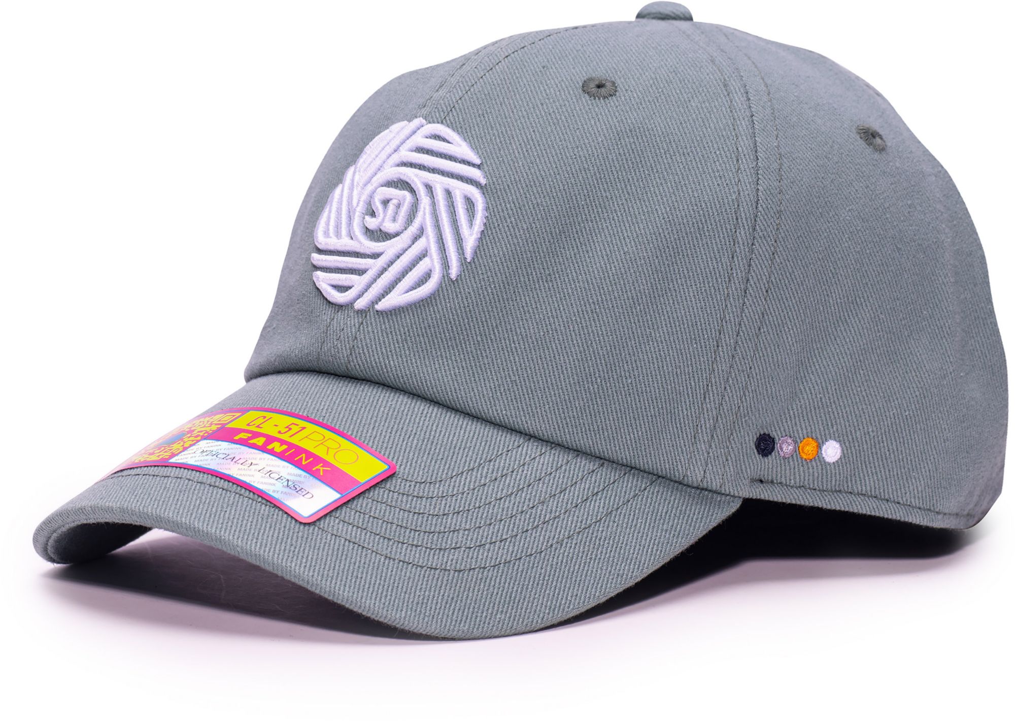 Fan Ink Men's San Diego FC Grey Bamboo Slouch Adjustable Hat product image