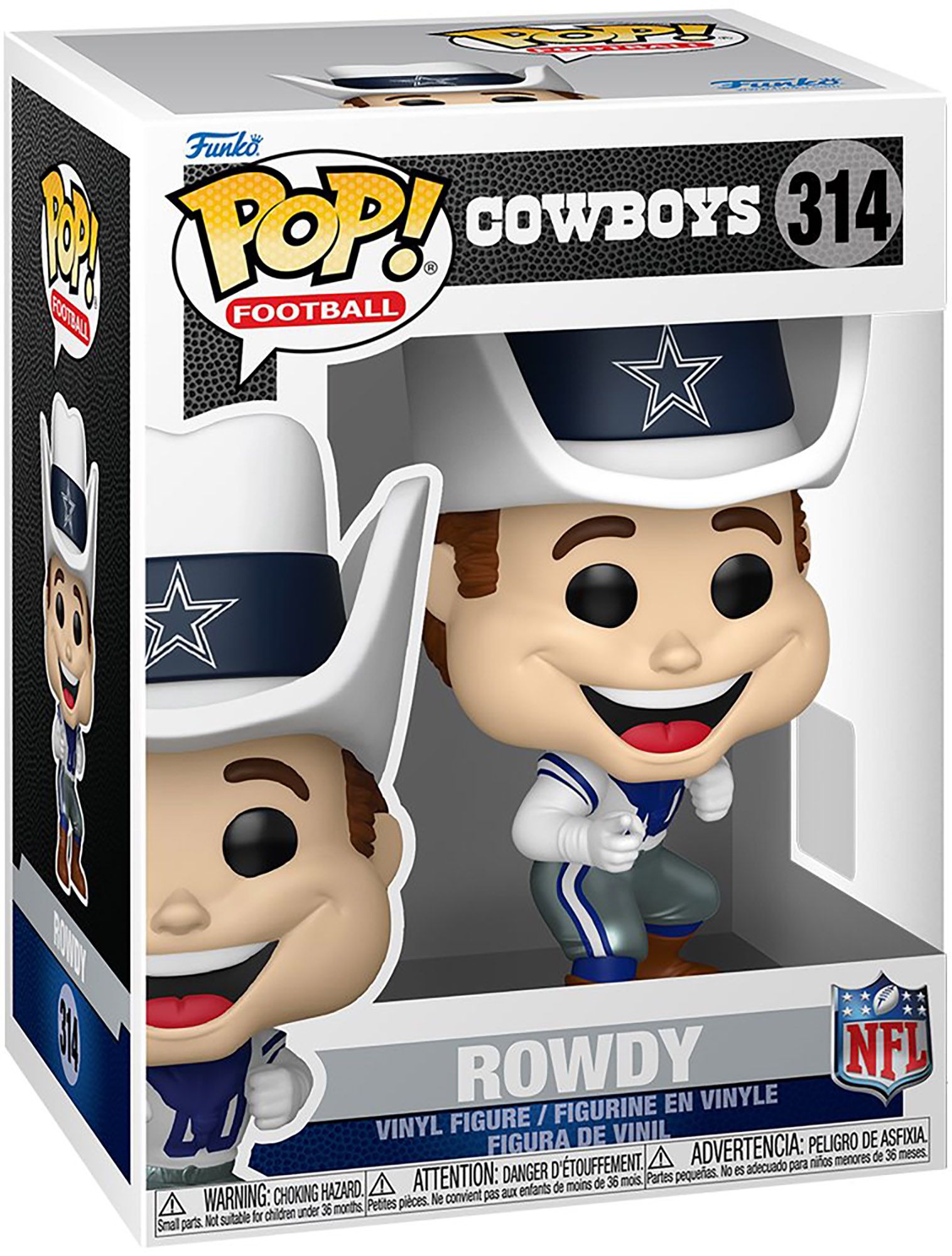 Funko NFL Cowboys Rowdy Mascot Vinyl Pop product image