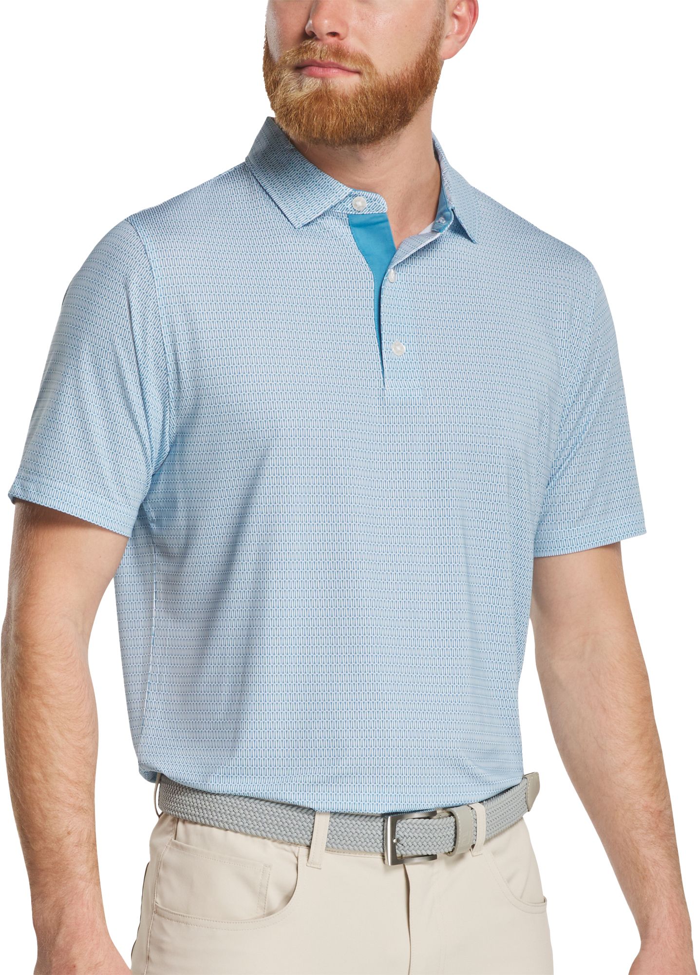 FootJoy Men's Tee Geo Print Lisle Golf Polo product image