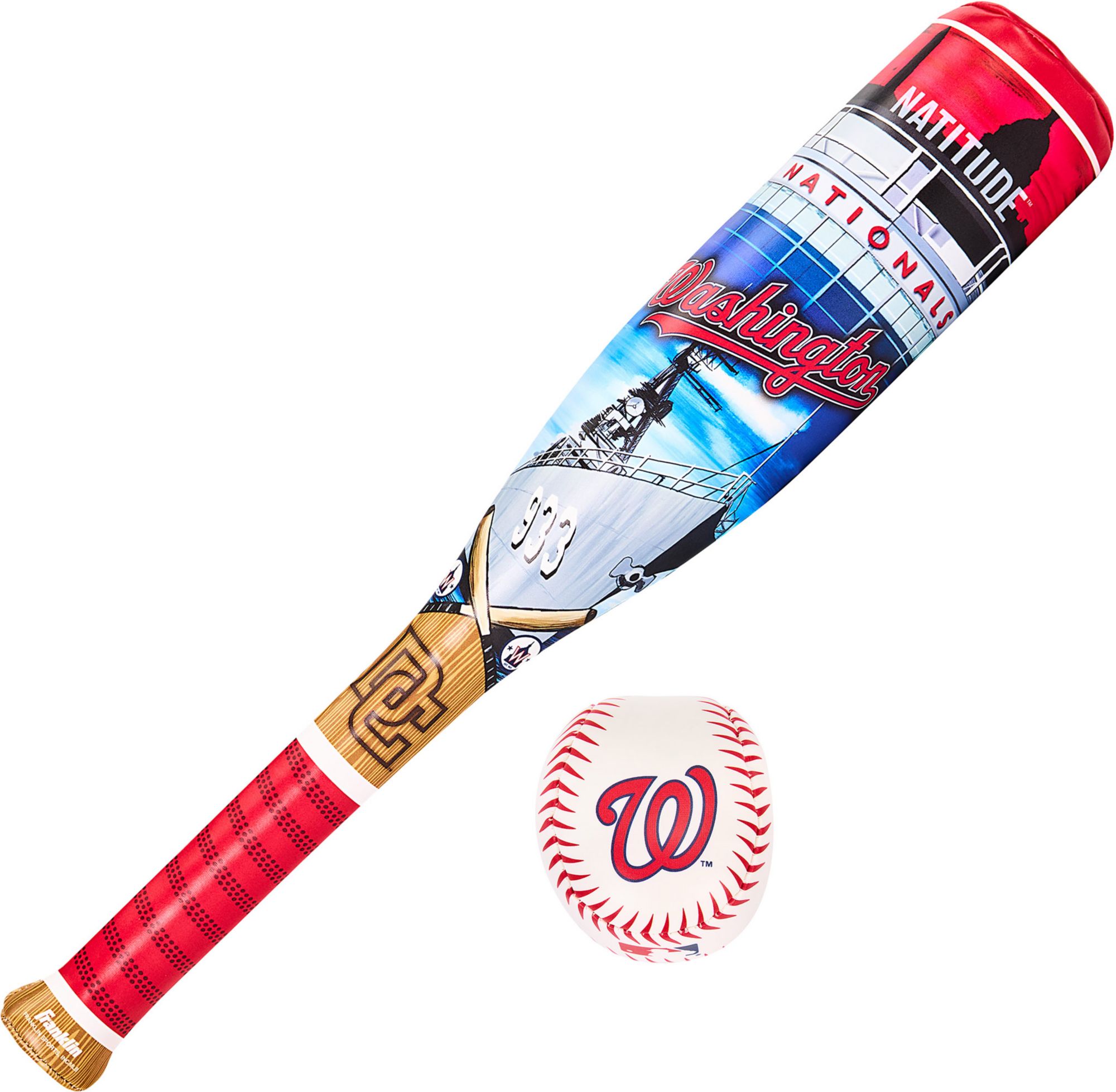 Franklin Washington Nationals Club Culture Soft Bat and Ball Set product image