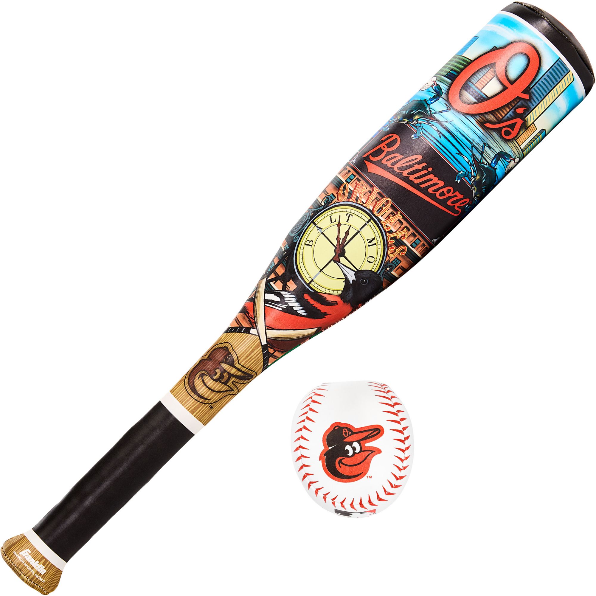 Franklin Baltimore Orioles Club Culture Soft Bat and Ball Set product image