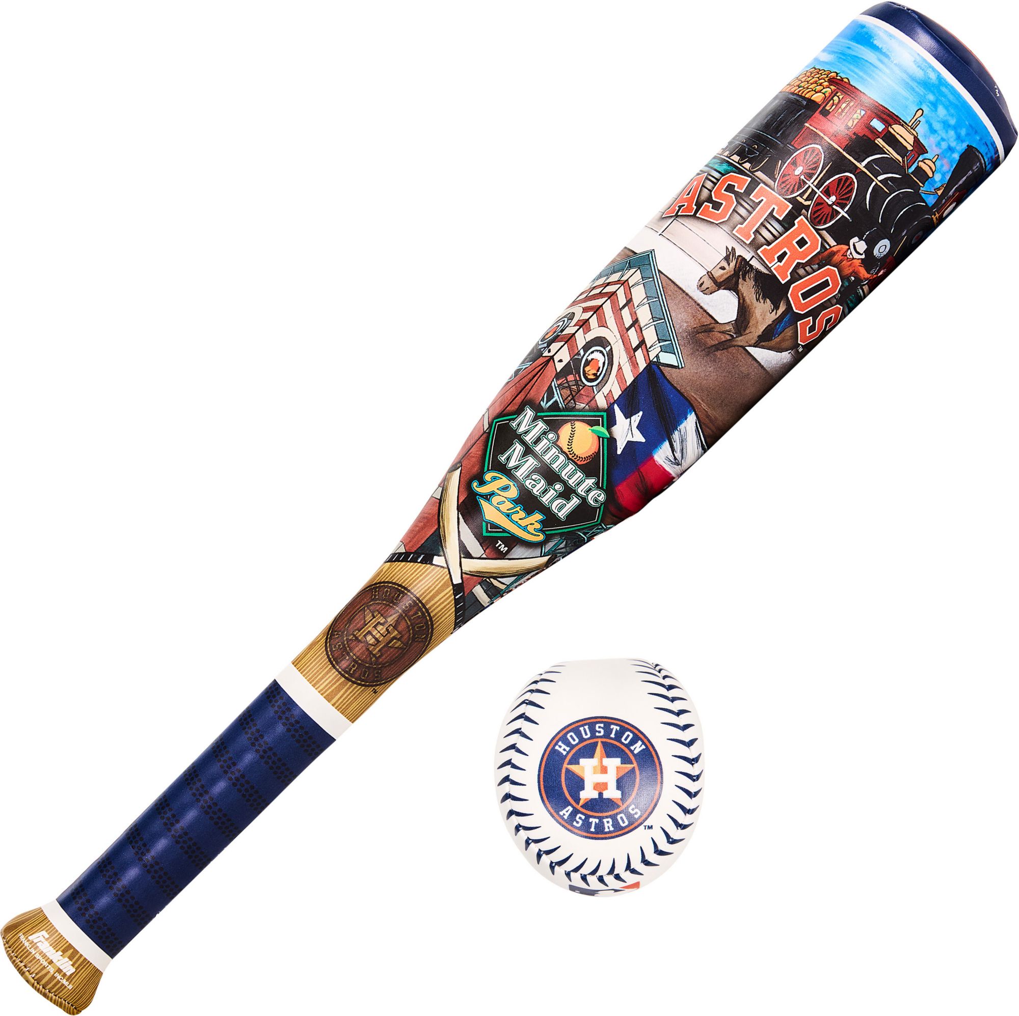 Franklin Houston Astros Club Culture Soft Bat and Ball Set product image