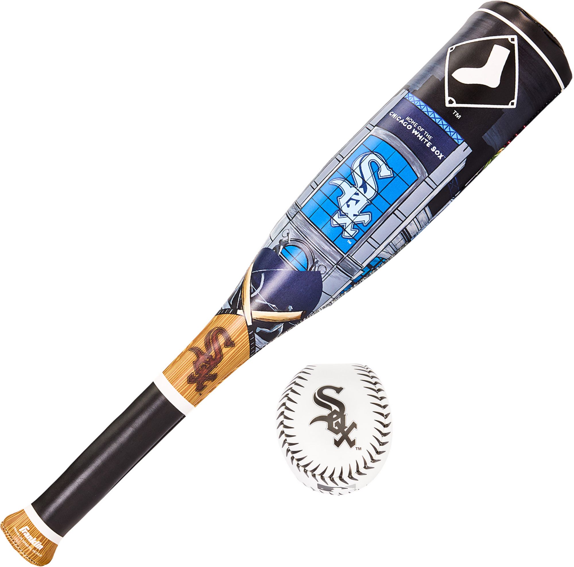 Franklin Chicago White Sox Club Culture Soft Bat and Ball Set product image