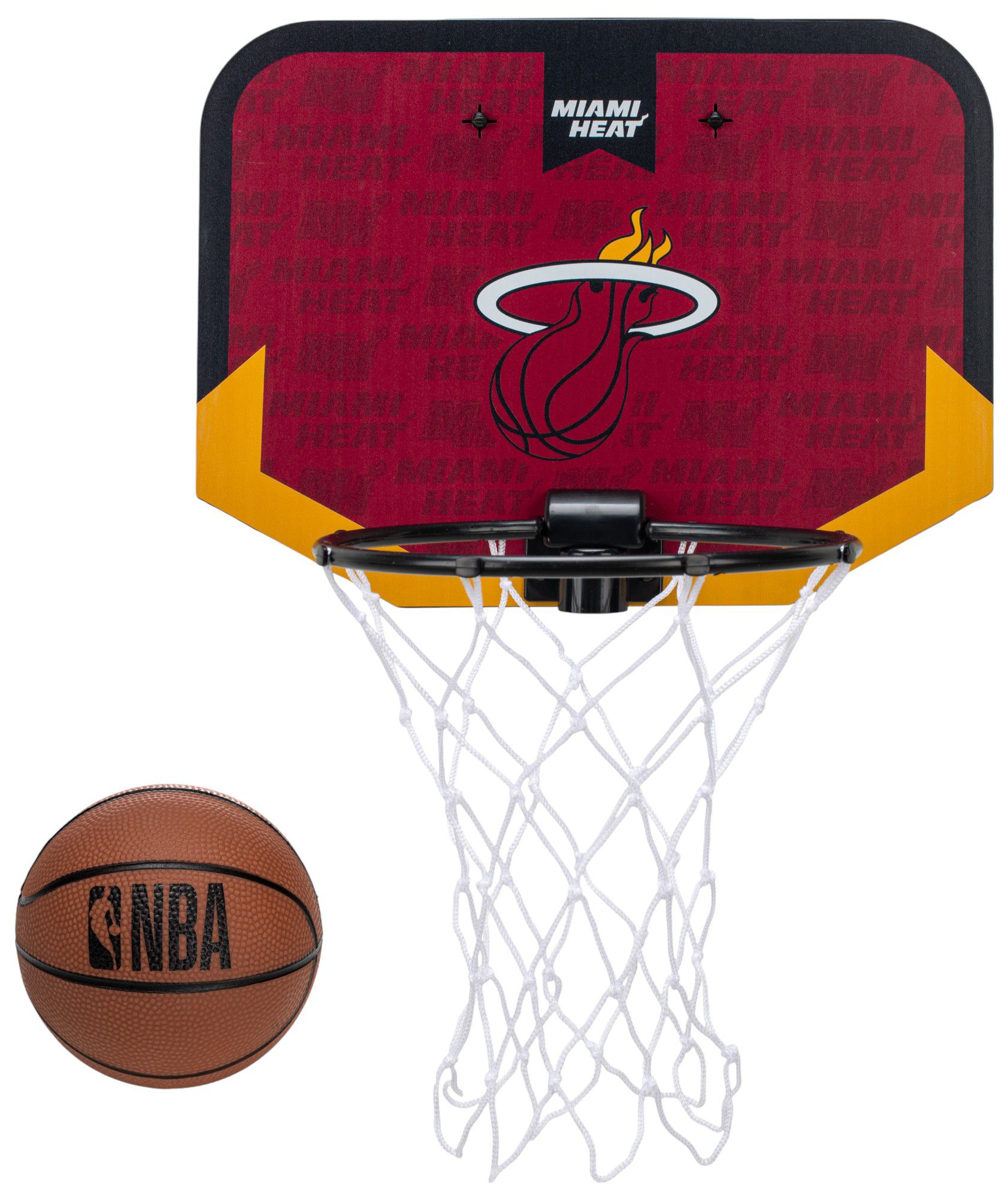 Franklin Unisex Miami Heat Over The Door Mini Basketball Hoop and Ball Set product image