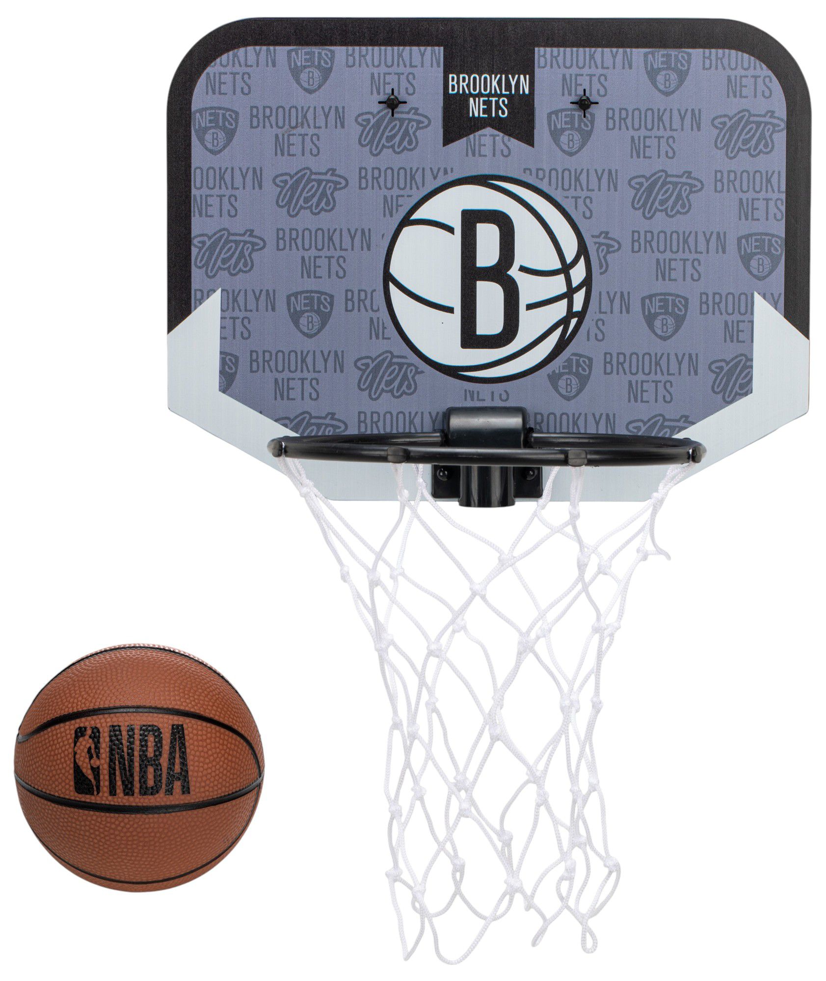 Franklin Unisex Brooklyn Nets Over The Door Mini Basketball Hoop and Ball Set product image
