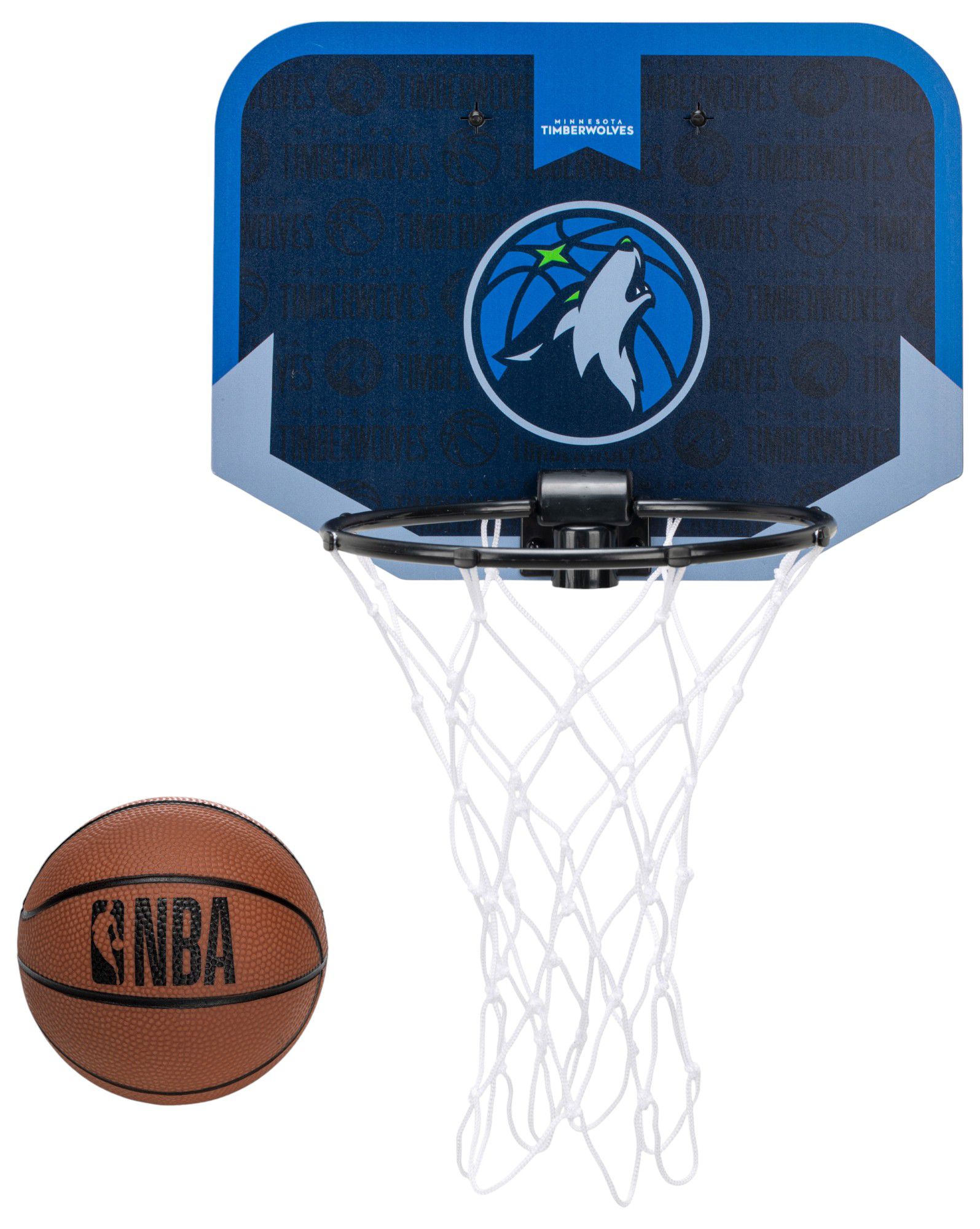 Franklin Unisex Minnesota Timberwolves Over The Door Mini Basketball Hoop and Ball Set product image
