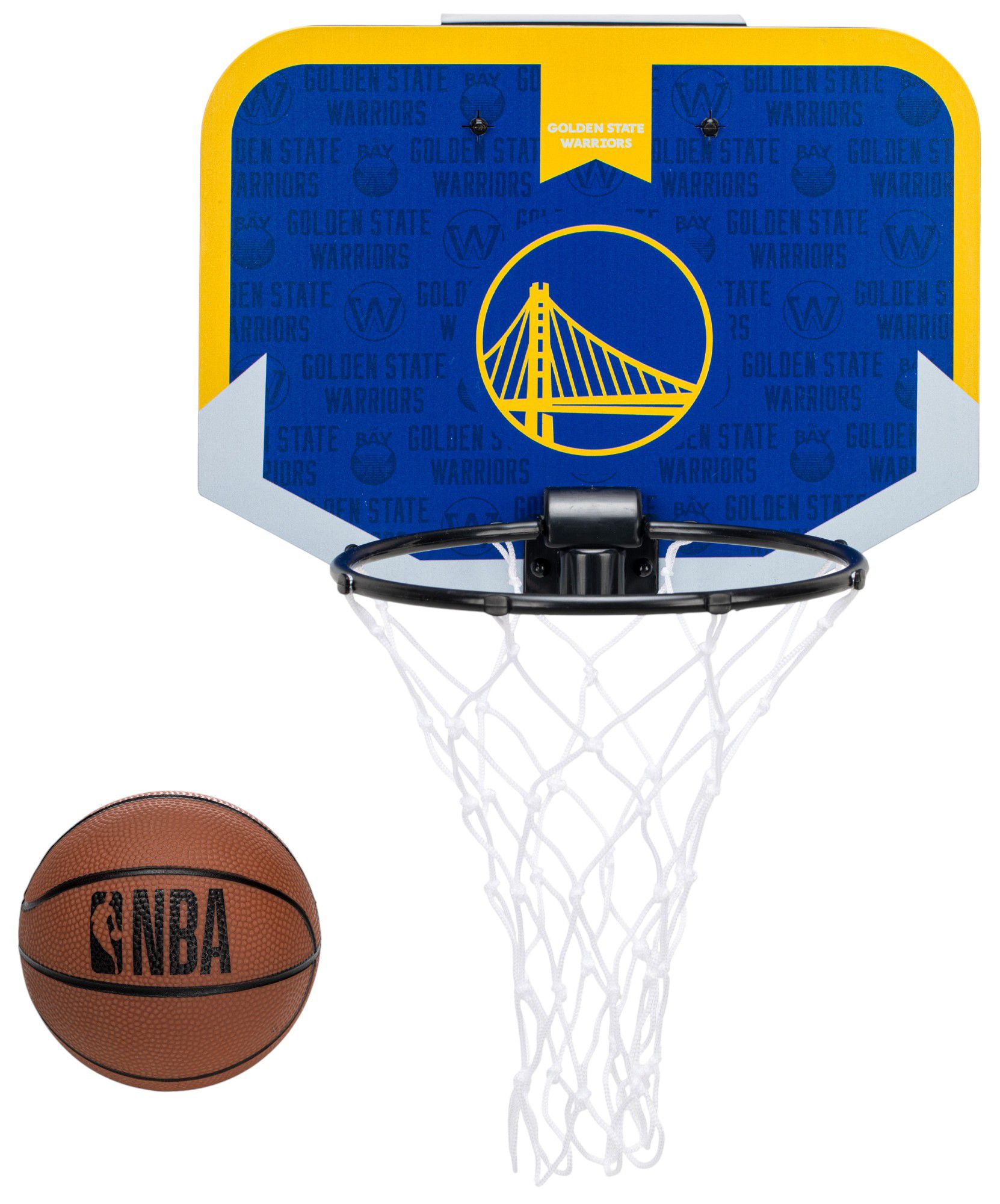 Franklin Unisex Golden State Warriors Over The Door Mini Basketball Hoop and Ball Set product image