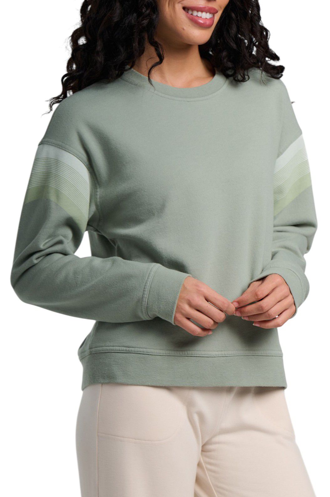 Free Fly Women's Gradient Sleeve Fleece Crew Sweatshirt product image