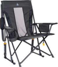 GCI Outdoor Comfort Pro Rocker 2.0 Chair (BLACK/DARK CHARCOAL)