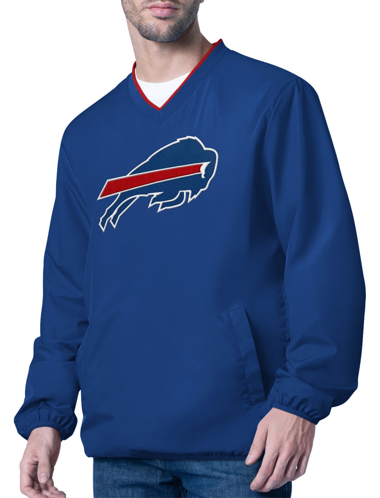 G-III Men's Buffalo Bills Royal Crossover Pullover Jacket product image