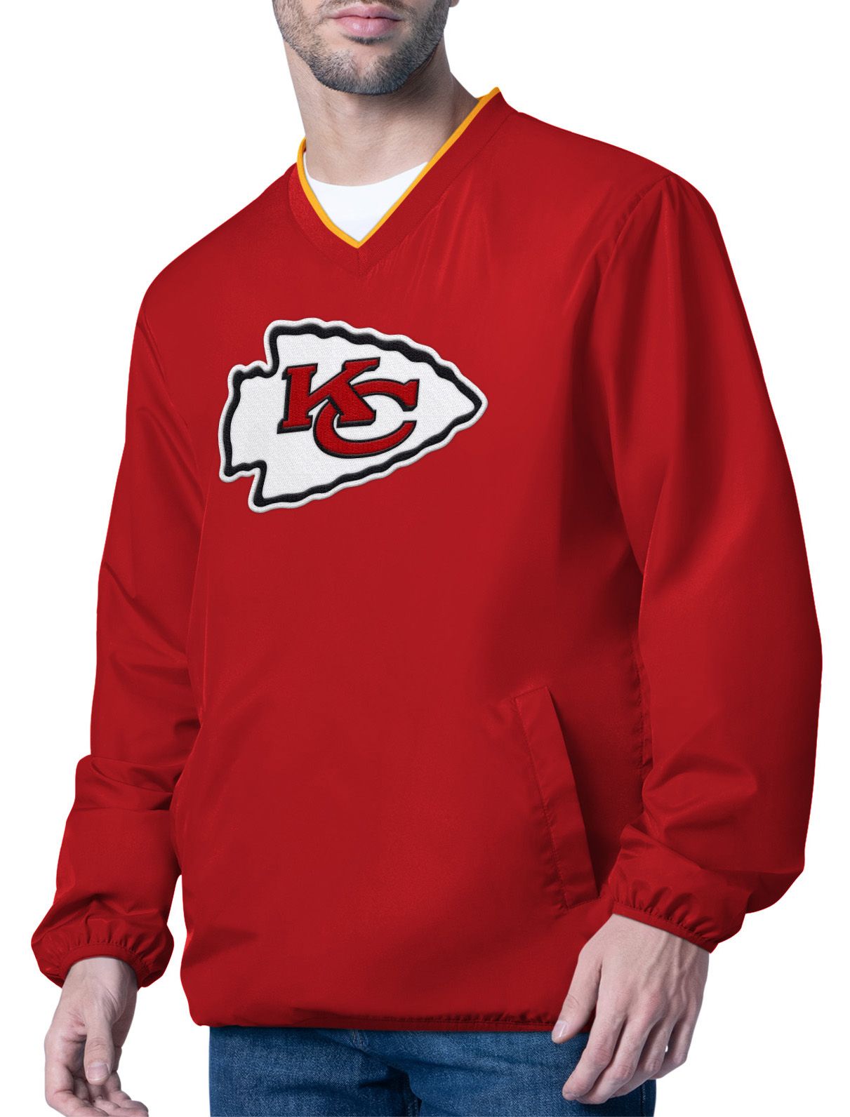 G-III Men's Kansas City Chiefs Red Crossover Pullover Jacket product image