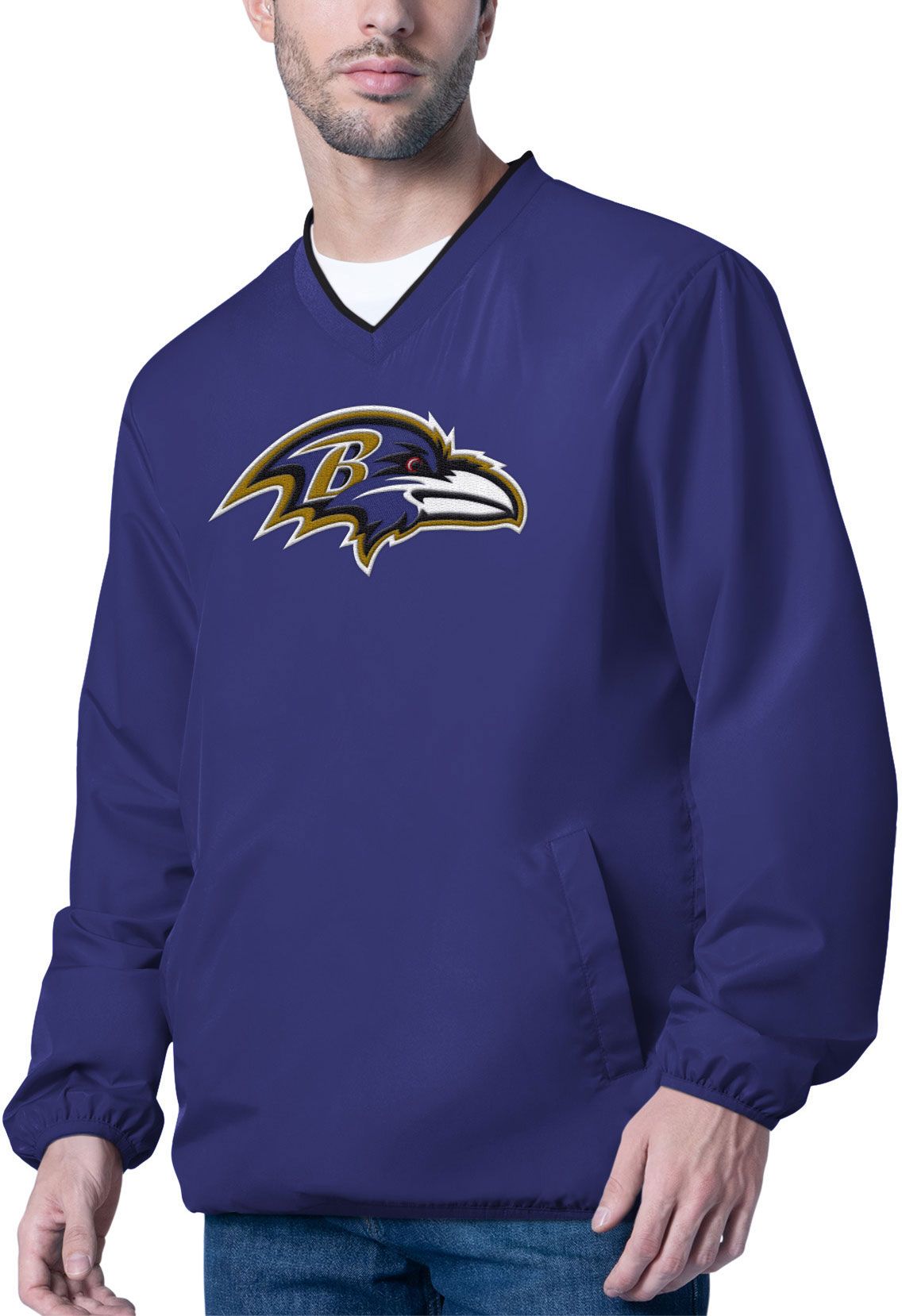 G-III Men's Baltimore Ravens Purple Crossover Pullover Jacket product image