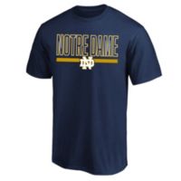 Chemise Lee Sport Vintage Notre Dame NCAA - Bleu, Manches Courtes, XXL
