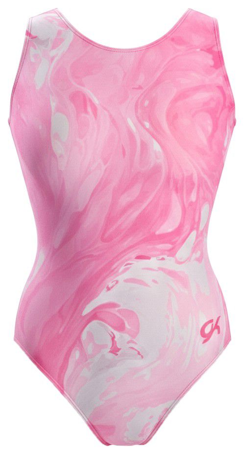 GK Elite Women's Pink Marble Tank Leotard product image
