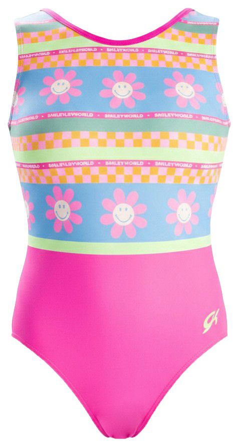 GK Elite Girls' SmileyWorld Berry Happy Tank Leotard product image