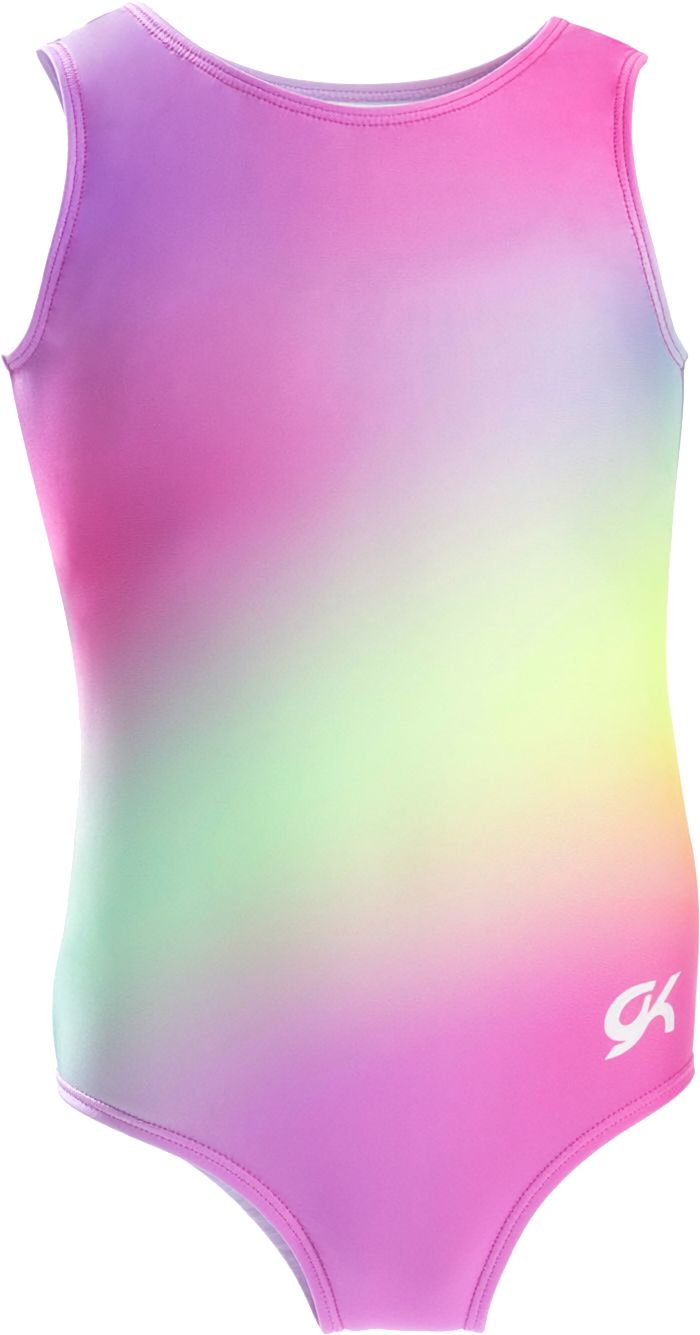GK Elite Girls' Purple Rainbow Tank Leotard product image