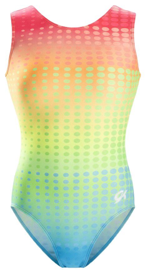 GK Elite Girls' Rainbow Tank Leotard product image