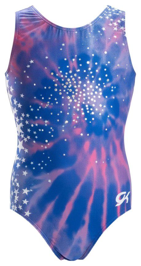 GK Elite Girls' Tie Dye Stars Leotard product image