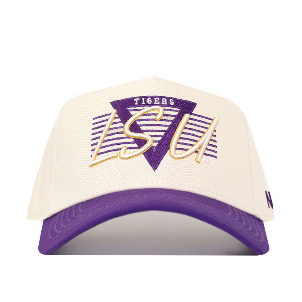 No Rivals Adult LSU Tigers Purple Triangle Game Snapback product image