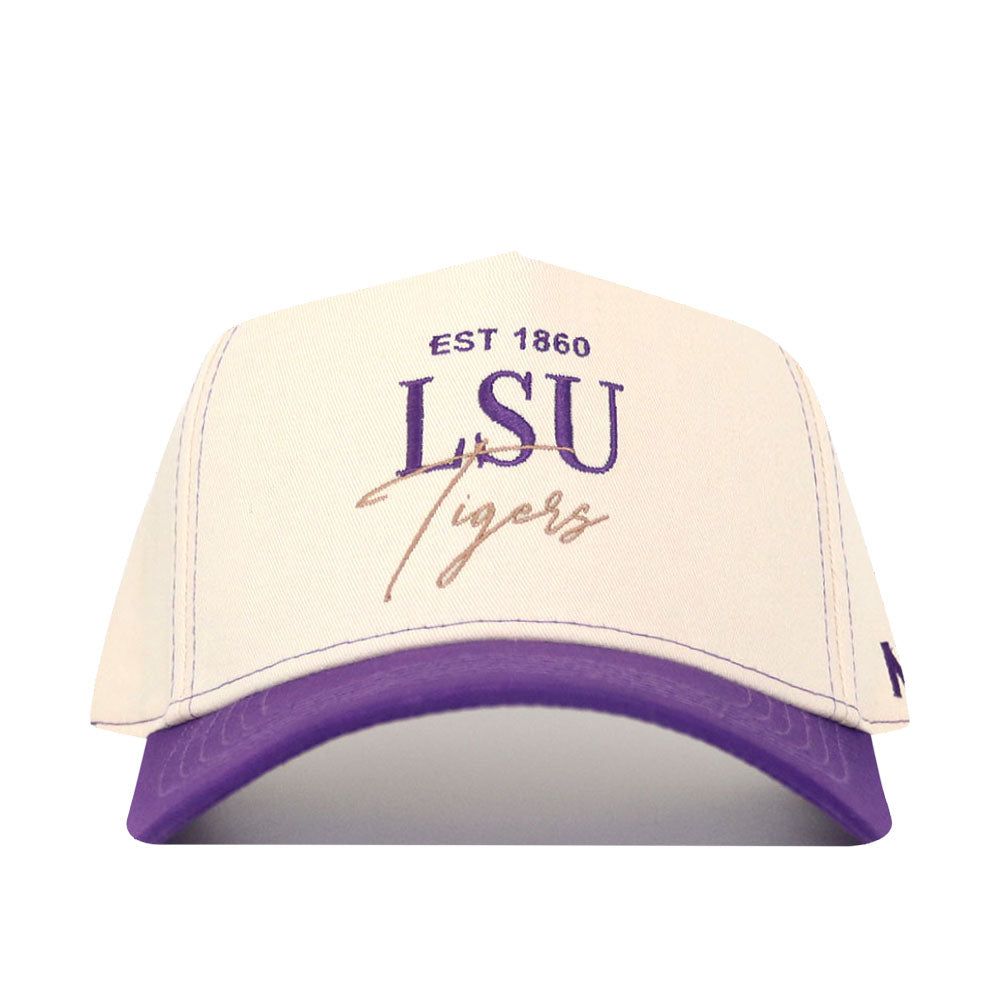 No Rivals Adult LSU Tigers Purple Vintage Snapback product image