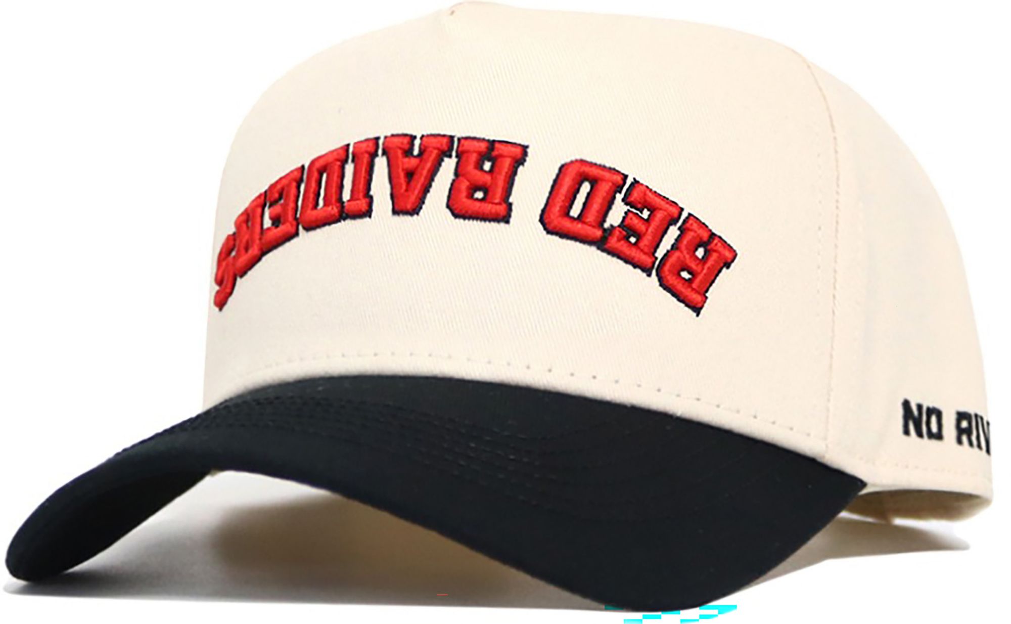 No Rivals Adult Texas Tech Red Raiders Black Upside Down Adjustable Snapback product image