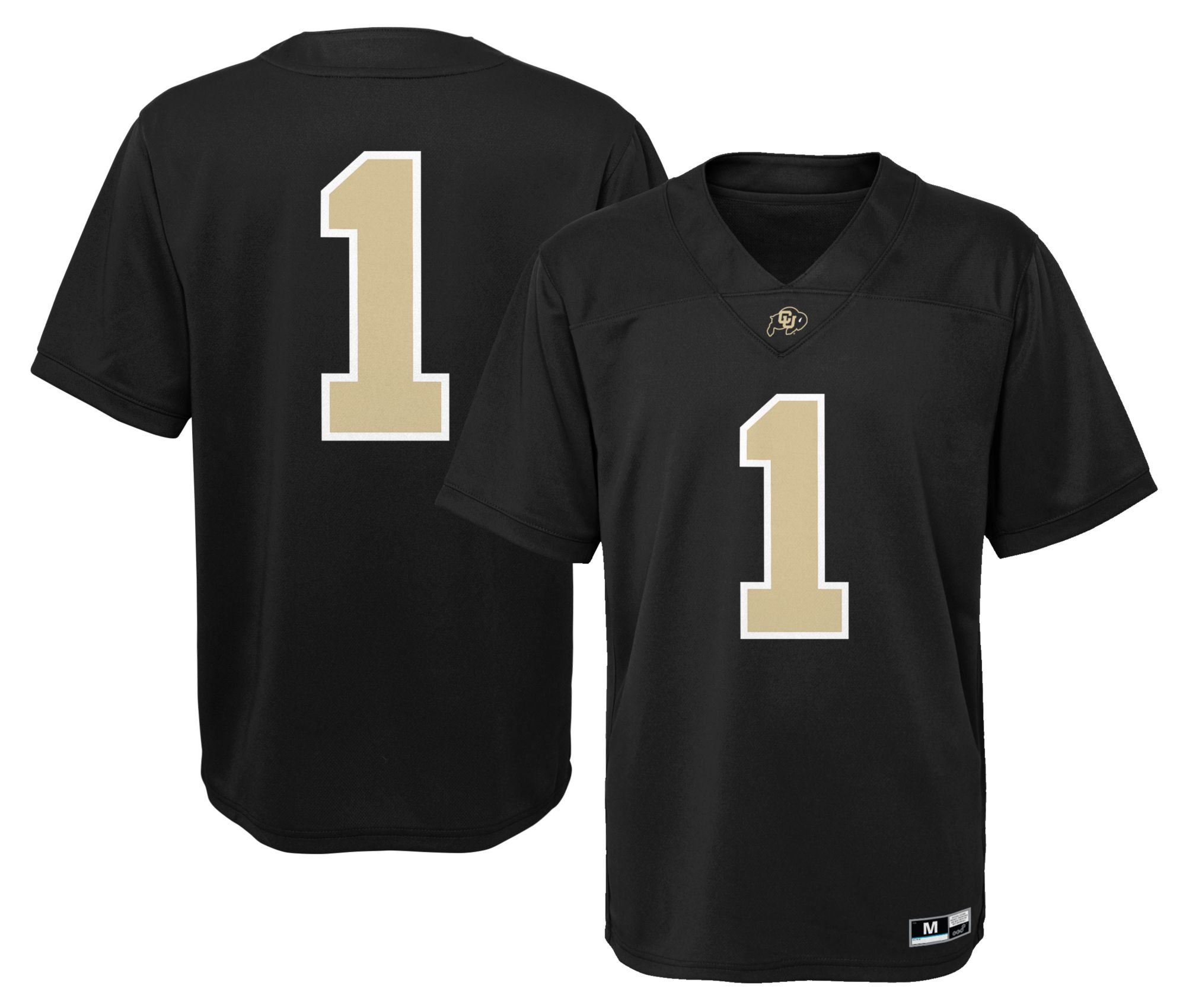 Gen2 Boys' Colorado Buffaloes Black 4-7 Replica #1 Jersey product image