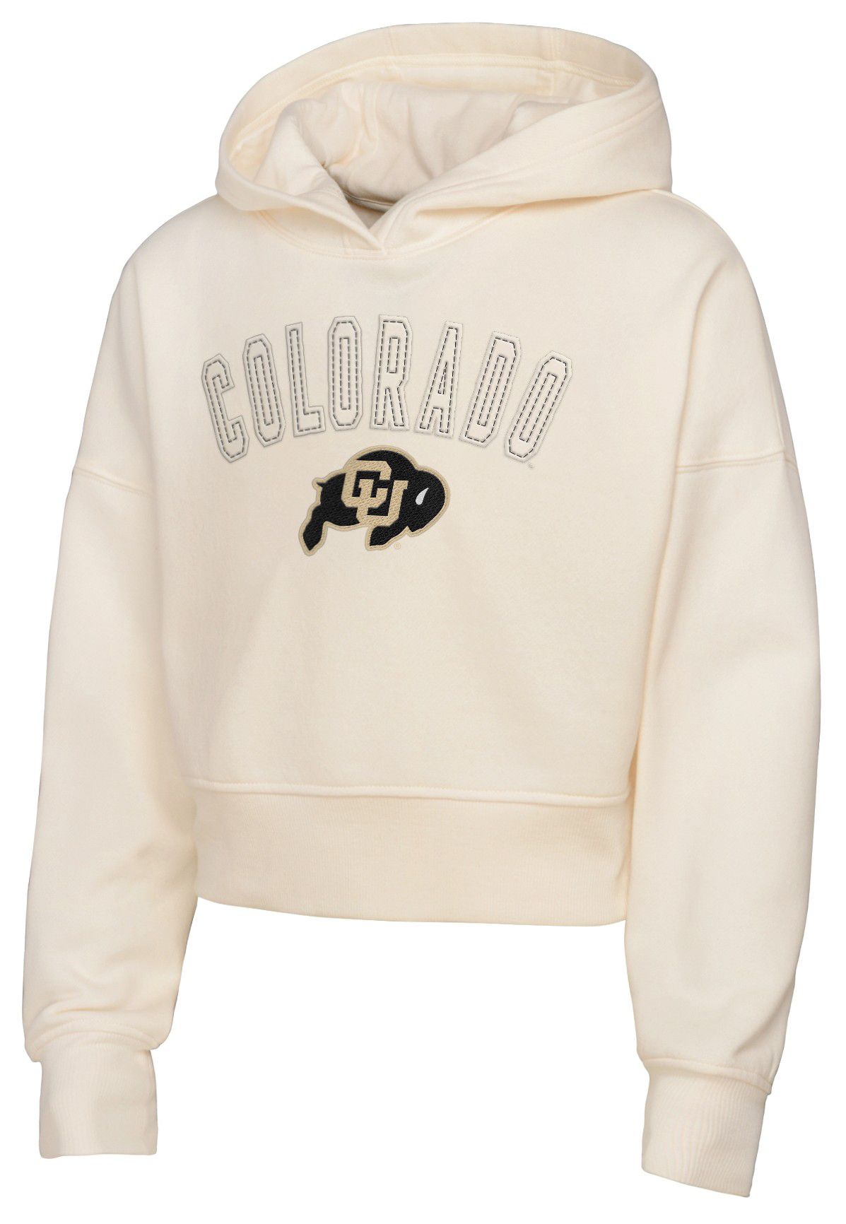 Gen2 Girls' Colorado Buffaloes Cream/White Blitz Pullover Hoodie product image