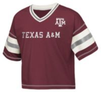 Gen2 Girls' Texas A&M Aggies Maroon Grid Iron Short Sleeve T